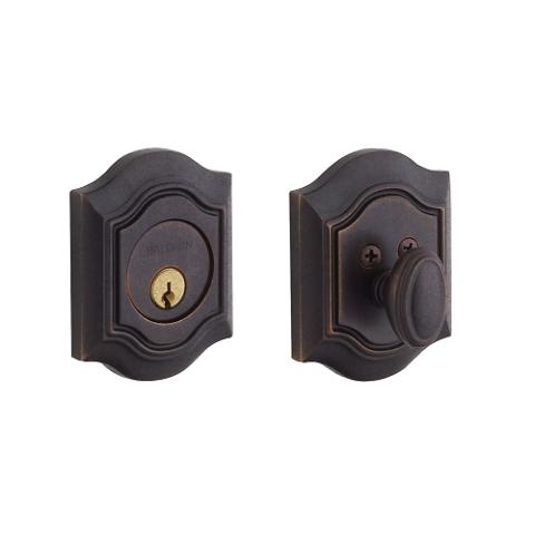 Baldwin 8237 Single Cylinder 412 Distressed Venetian Bronze