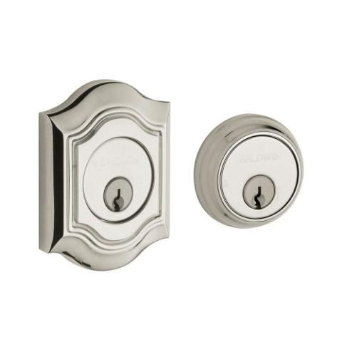 Baldwin 8238 Double Cylinder 055 Lifetime Polished Nickel