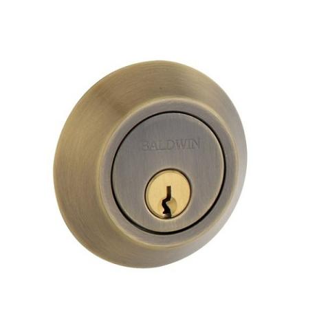 Baldwin 8242 Double Cylinder 050 Satin Brass and Black