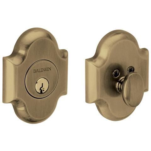 Baldwin 8252 Single Cylinder 050 Satin Brass and Black