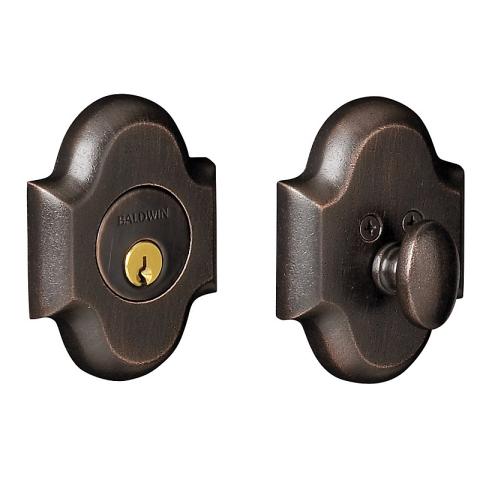 Baldwin 8252 Single Cylinder 402 Distressed Oil Rubbed Bronze