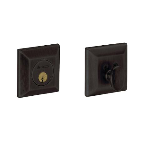 Baldwin 8254 Single Cylinder 402 Distressed Oil Rubbed Bronze