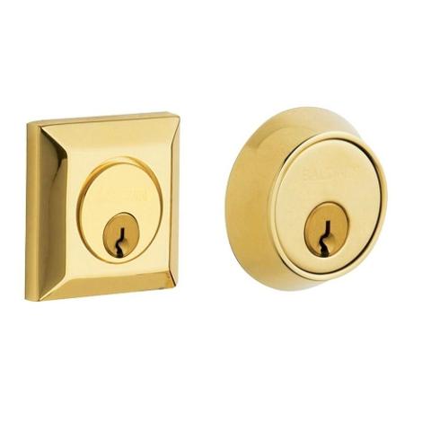 Baldwin 8255 Double Cylinder 031 Non-lacquered Brass