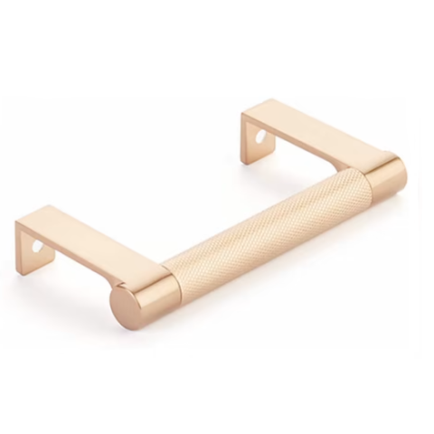 Emtek Select 84080.EDGR.KN Knurled Cabinet Edge Pull Satin Copper (SCU)