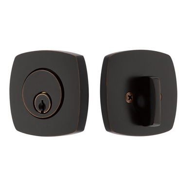 Emtek 8426 Urban Modern Single Cylinder Deadbolt Oil Rubbed Bronze