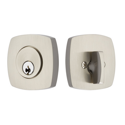 Emtek 8426 Urban Modern Single Cylinder Deadbolt Satin Nickel