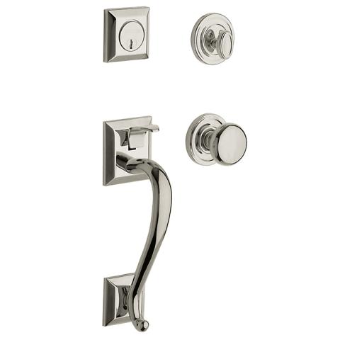 Baldwin Estate 85320 Madison Handleset Lifetime Polished Nickel