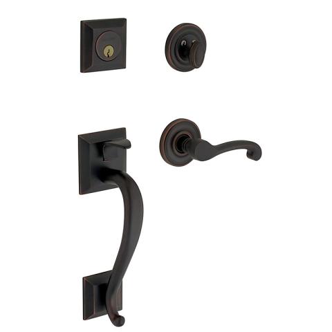 Baldwin Estate 85320 Madison Handleset Satin Black (190)