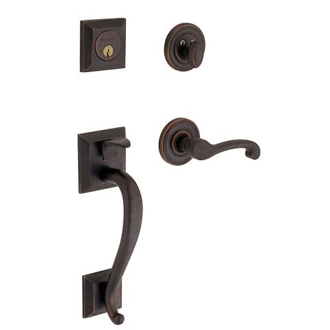 Baldwin Estate 85320 Madison Handleset distressed oil rubbed bronze