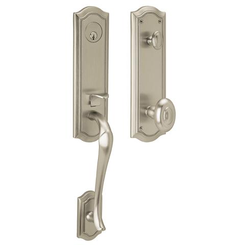 Baldwin Estate 85337 Bethpage 3/4 Handleset Lifetime Satin Nickel