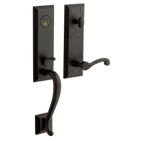 Baldwin Estate 85355 Stonegate Handleset Distressed Oil Rubbed Bronze (402