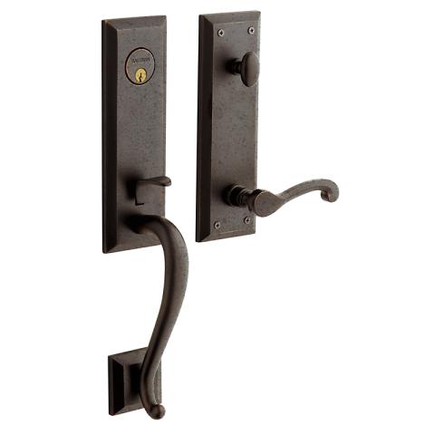 Baldwin Estate 85355 Stonegate Handleset Distressed Venetian Bronze (412)