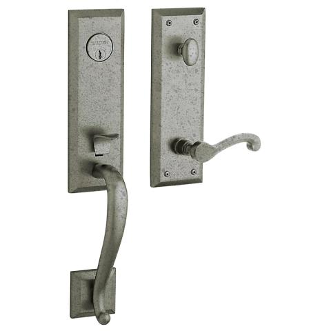 Baldwin Estate 85355 Stonegate Handleset Distressed Antique Nickel (452)