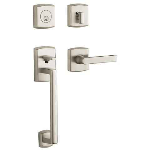 Baldwin Estate 85386 Soho Handleset Lifetime Satin Nickel (056)