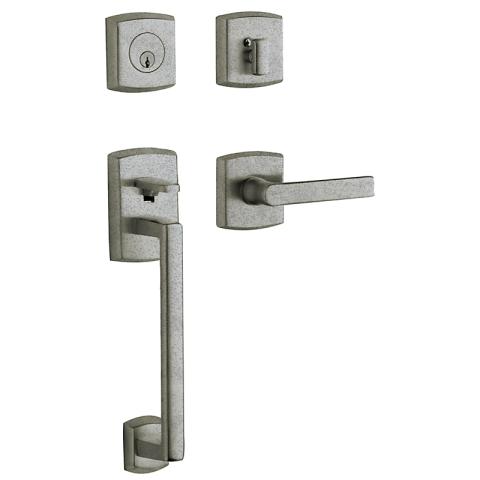 Baldwin Estate 85386 Soho Handleset Distressed Antqiue Nickel