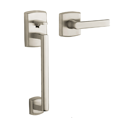 Baldwin Estate 85386.AC Soho Sectional Handle Grip Lifetime Satin Nickel (056)