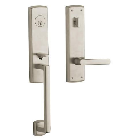 Baldwin Estate 85387 Soho 3/4 Handleset Lifetime Satin Nickel (056)