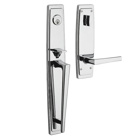 Baldwin Estate 85397 Palm Springs Full Escutcheon Handleset Polished Chrome