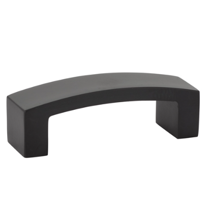 Emtek Bauhaus Cabinet Pull 86324, 86325 Flat Black (US19)