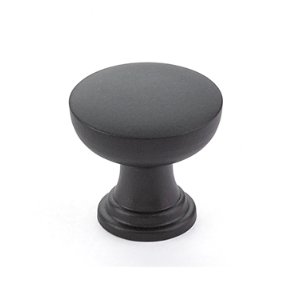 Emtek 86467, 86468 Transitional Heritage Overland Cabinet Knob Flat Black