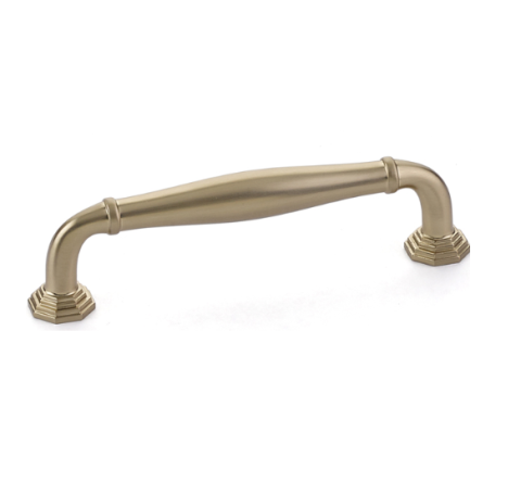 Emtek 86472 Transitional Heritage Blythe Cabinet Pull Satin Brass