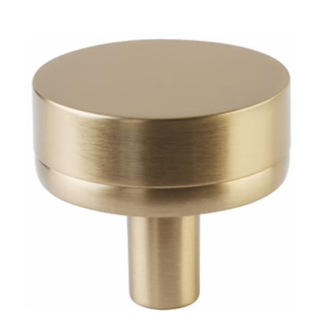 Emtek Select 86655.CCK.SMK Smooth Cabinet Knob with Conical Stem Satin Brass (4)