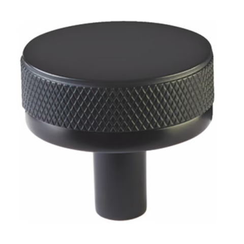 Emtek Select 86655.CCK.KNK Knurled Cabinet Knob with Conical Stem Flat Black (19)