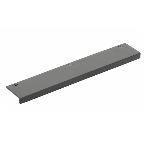 Emtek Sandcast Bronze Rustic Modern Edge Pull - 86664,86665,86666 Flat Black