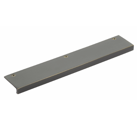 Emtek Sandcast Bronze Rustic Modern Edge Pull - 86664,86665,86666 Medium Bronze