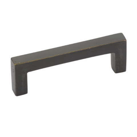 86667, 86668, 86669, 86670, 86671, 86672, 86673 Rustic Rectangular Pull - medium bronze