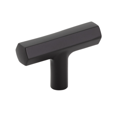 Emtek Mod Hex T-Knob Flat Black (US19)