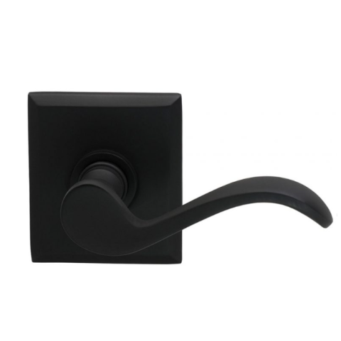 Omnia 895RT Wave Door Lever Set with Rectangular Rose Oil Rubbed Bronze (US10B)