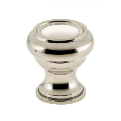 Omnia 9045/31 Cabinet Knob from the Traditions Collection Polished Nickel 