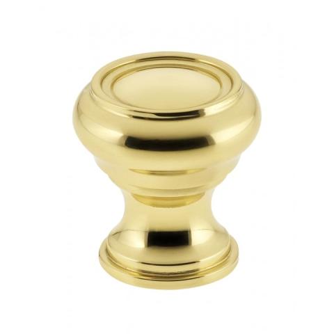 Omnia 9045/31 Cabinet Knob from the Traditions Collection Polished Brass