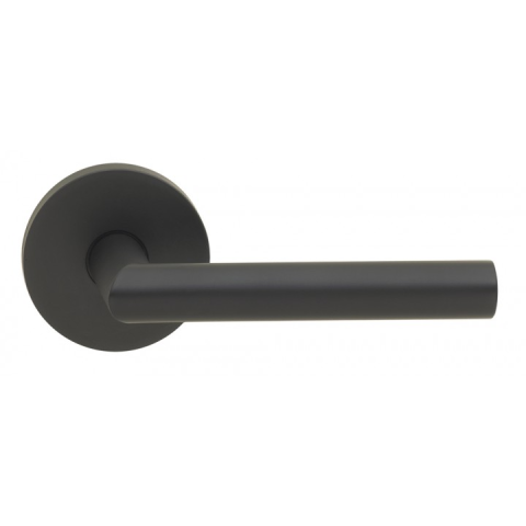 Omnia 912MD Modern Door Lever Set with Modern Rose