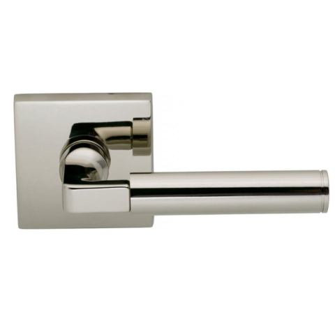 Omnia 914S Lever Latchset Polished Nickel (US14)