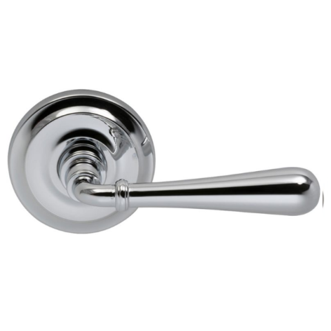 Omnia 918 Lever Latchset Polished chrome (US26)