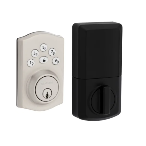 Kwikset 9240TRL Traditional Powerbolt  Touchpad Electronic Deadbolt Satin Nickel