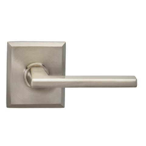 Omnia 925RT-15 Contemporary Door Lever Set with Rectangular Rose