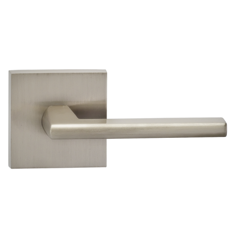 Omnia 925SQ-15 Contemporary Door Lever Set with Square Rose