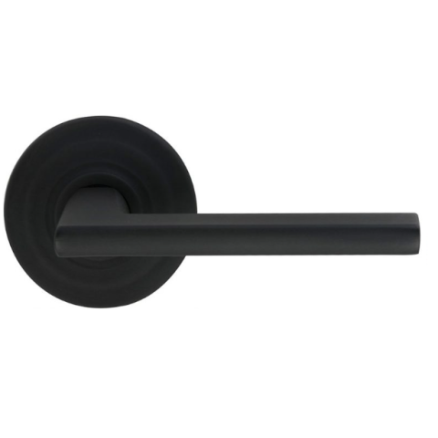 Omnia 925TD Contemporary Door Lever Set with Traditional Rose Oil Rubbed Bronze (US10B)