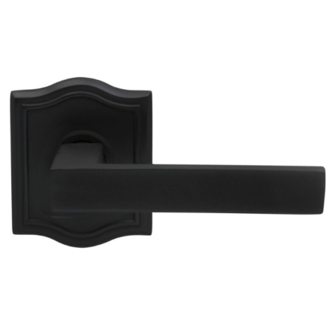 Omnia 930AR Square Door Lever Set with Arched Rose Oil Rubbed Bronze (US10B)