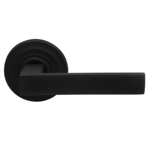 Omnia 930TD Square Door Lever Set with Traditional Rose Oil Rubbed Bronze (US10B)