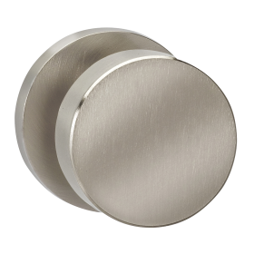 Omnia 935MD Modern Door Knob Set with Modern Rose