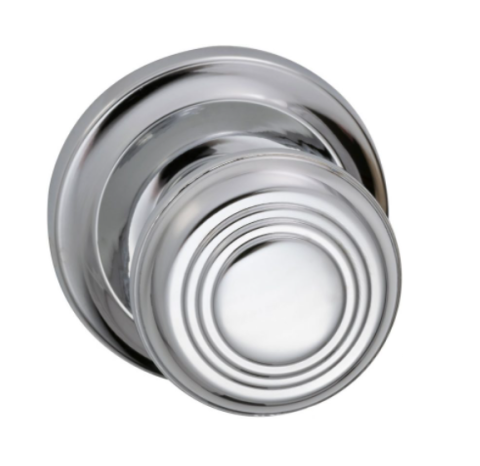 Omnia 970 Knob Latchset Polished Chrome (US26)