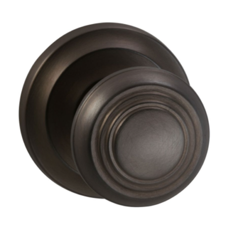 Omnia 970 Knob Latchset Antique Bronze (US5A)