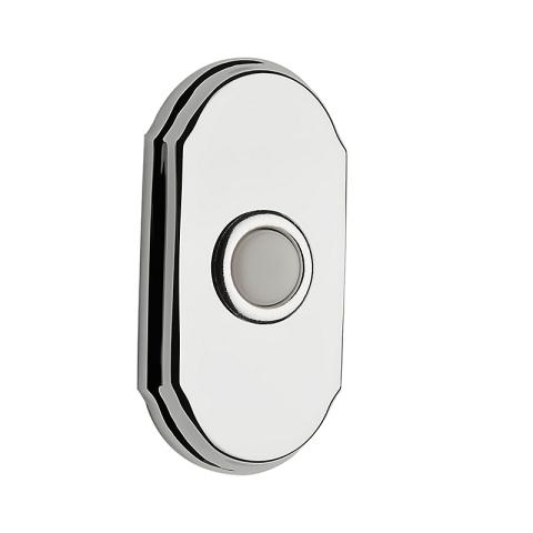 Baldwin 4862 Arch Bell Button Polished Chrome (260)