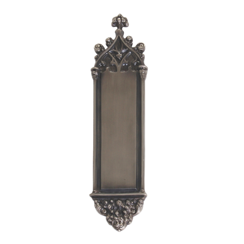 Brass Accents Renaissance Collection Gothic Push Plate 