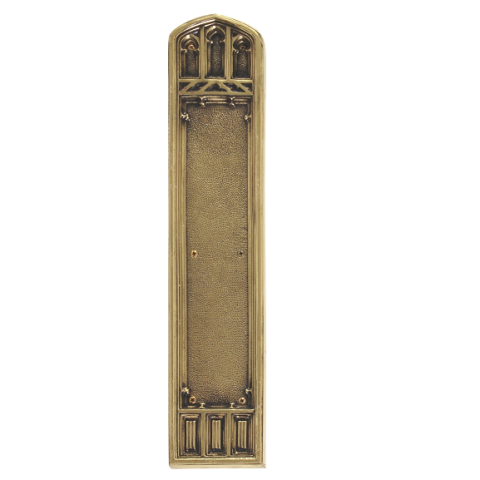 Brass Accents Renaissance Oxford Push Plate 