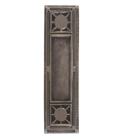 Brass Accents Renaissance Nantucket Push Plate